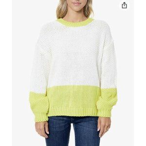 NEW Elodie Nordstrom Colorblock Crew Neck Sweater